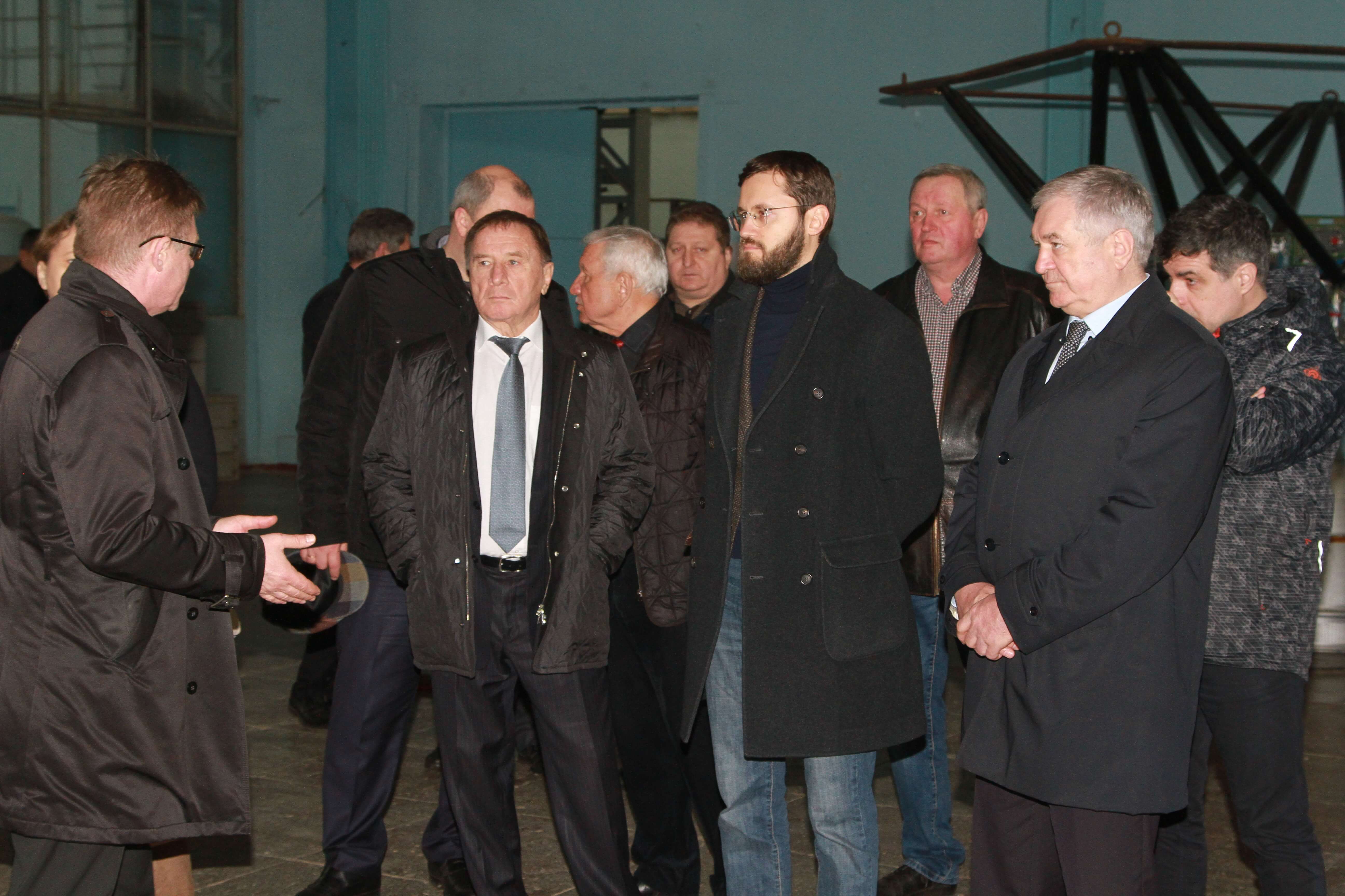 Visit of the Chairman of the State Space Agency of Ukraine on YUZHMASH